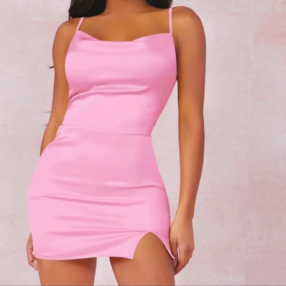 Sleek mini dress